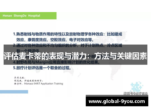 评估麦卡蒂的表现与潜力：方法与关键因素