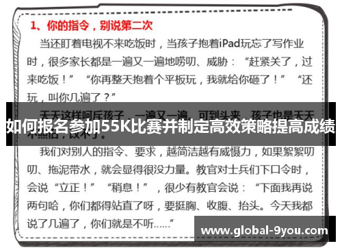 如何报名参加55K比赛并制定高效策略提高成绩